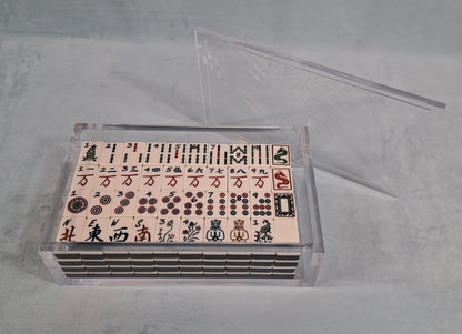 Mah Jongg Tile Display Box, Acrylic/Lucite.  Don’t just play… display!