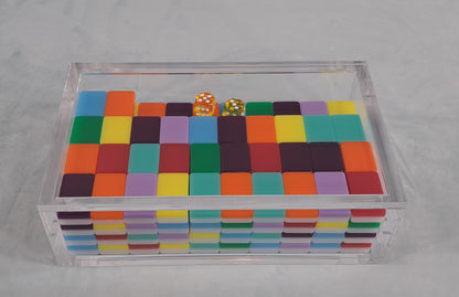 Mah Jongg Tile Display Box, Acrylic/Lucite.  Don’t just play… display!