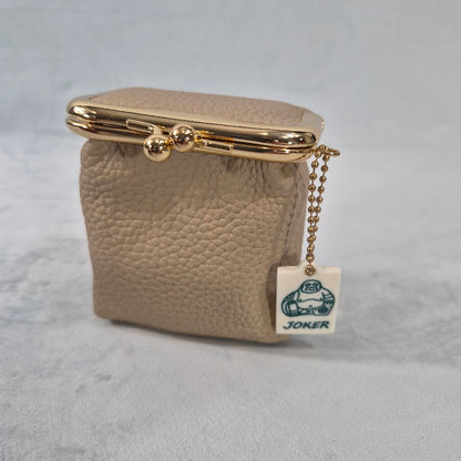 Mah Jongg “Mahj Money” Leather Coin Purse with 2-Sided Tile Charm
