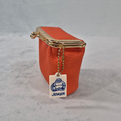 Mah Jongg “Mahj Money” Leather Coin Purse with 2-Sided Tile Charm