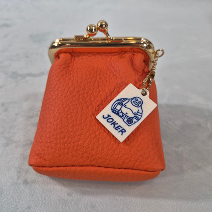 Mah Jongg “Mahj Money” Leather Coin Purse with 2-Sided Tile Charm