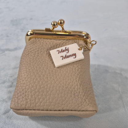 Mah Jongg “Mahj Money” Leather Coin Purse with 2-Sided Tile Charm
