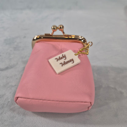 Mah Jongg “Mahj Money” Leather Coin Purse with 2-Sided Tile Charm