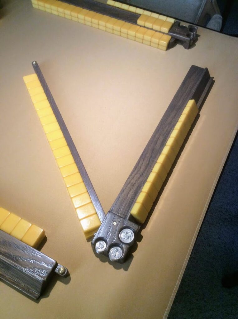 Mah Jongg Racks Winnings Edition, White Oak – Christine Whitman Designs